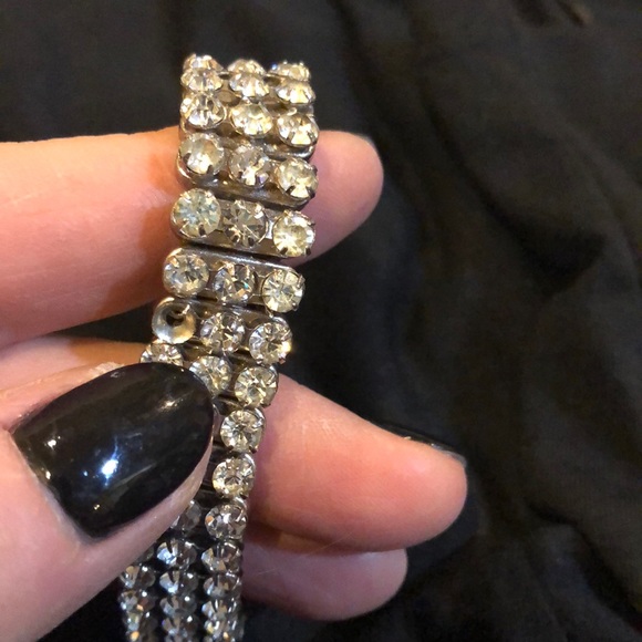 Vintage Rhinestone Bracelet - Picture 3 of 6